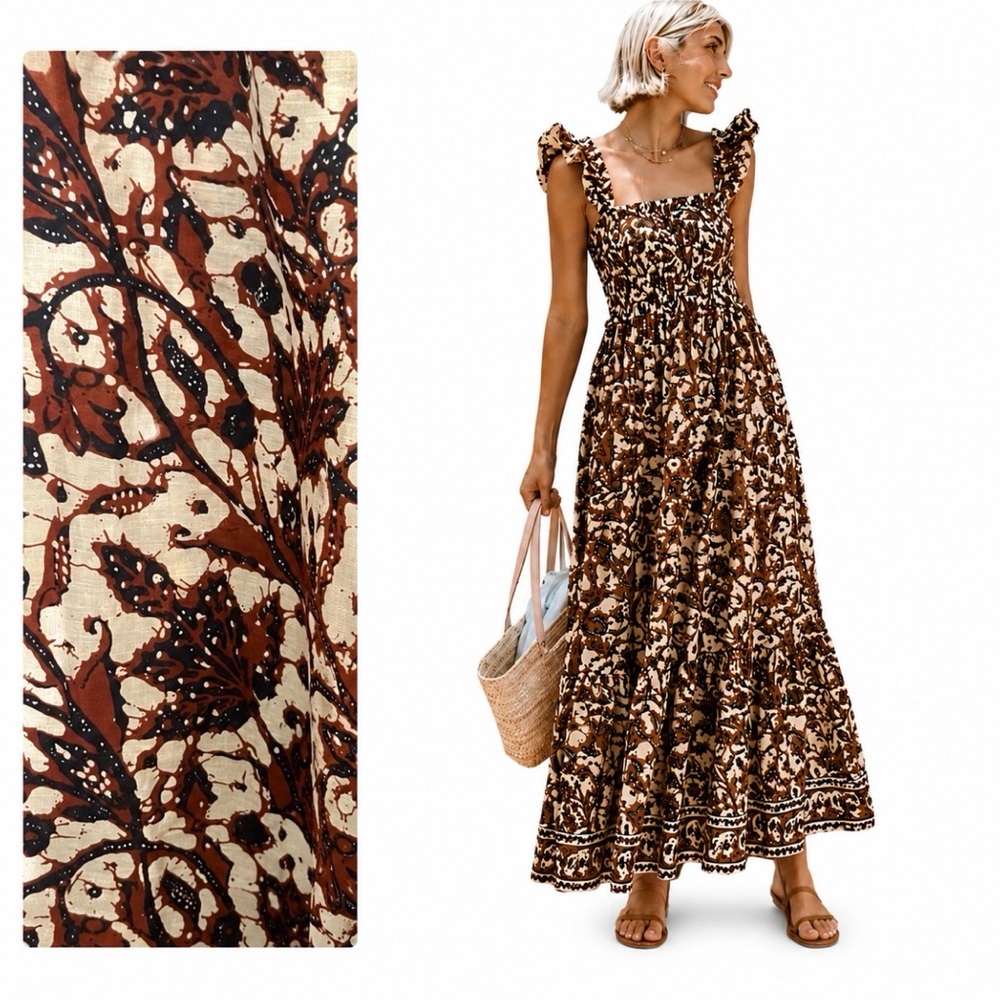 House of Harlow 1960, NWT Elegant Patterned Women's maxi Dress, Size xs